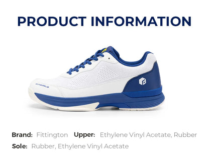 Zapatillas de tenis FitVille para hombre, versión ancha 2E, calzado deportivo profesional de entrenamiento, transpirable y antideslizante, para deportes de raqueta, con soporte para el arco plantar