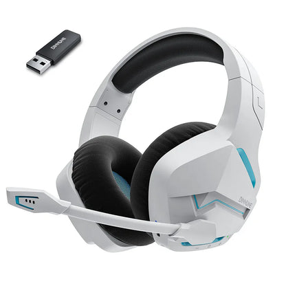 BINNUNE BW01 casque de jeu sans fil pour PC PS4 PS5 Playstation 4 5, 2.4G sans fil Bluetooth USB casque de joueur avec micro