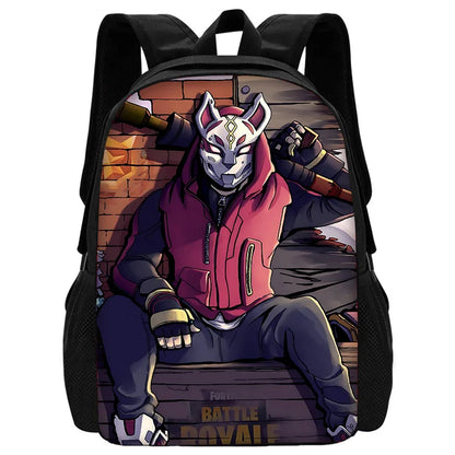 Zaini FortniteS per bambini, maschi e femmine, regalo di compleanno per studenti, borse scuola per bambini unisex, zaino da campeggio resistente