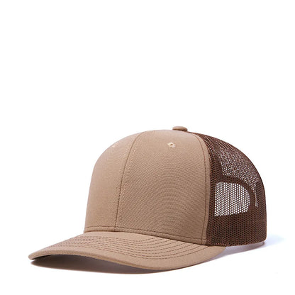 High Quality Mesh Baseball Cap Women Men Summer Cotton Breathable Sunhat Unisex Adjustable Snapback Trucker Hats Male Female