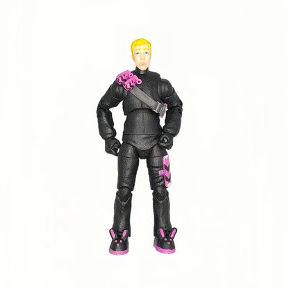 Neue Fortnite Trooper Sky Fox Raven Black8 Spielfigur – bewegliche Cartoon-Actionfigur, cooles dekoratives Ornament und Spielzeug