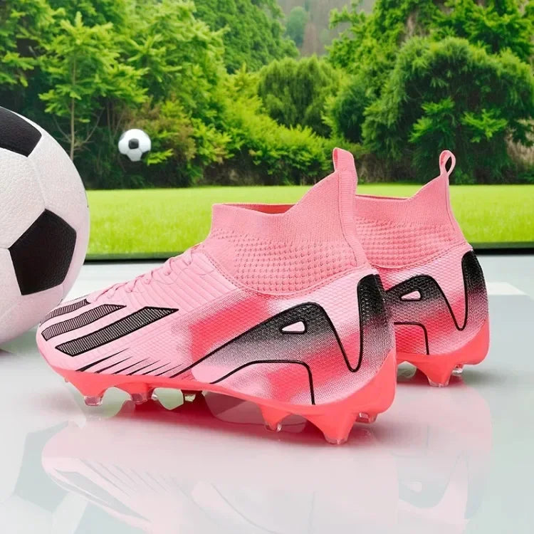 Fotbollsskor för män, New TF, sneakers för konstgräs och turf, ultralätta herrfotbollsskor, bekväma ankelhöga fotbollsskor för futsal och snabbt spel
