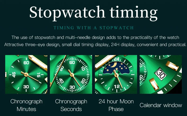 OLEVS Watch Men Top Brand Luxury Gold Quartz Military Watches Waterproof Date Luminous Stainless Steel Chronograph Clock Reloj