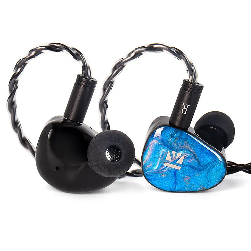 KBEAR KB02 Conduction osseuse pilote dynamique casque filaire 3D imprimé résine cavité IEM écouteurs pour musique vocale et rythmique