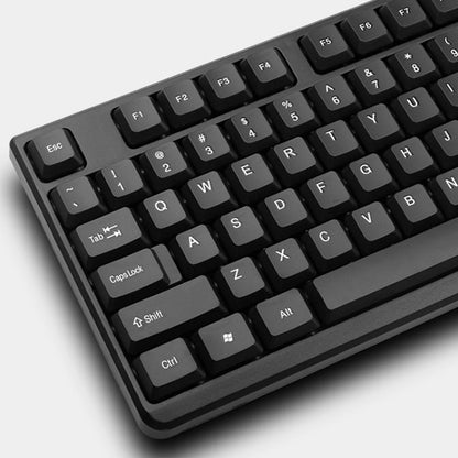 Neue kabelgebundene USB-Tastatur für PC, Computer und Notebook mit optischer kabelgebundener Maus für Windows, Mac OS, Desktop, Laptop und PC