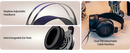 Cuffie cablate SIMGOT EP5 ad alte prestazioni con driver dinamico da 50mm – Headset gaming HiFi, bassa impedenza, alta sensibilità, audio surround 7.1