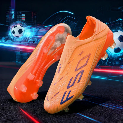 New Men Football Boots Match Cleats High-quality Futsal Indoor Sneakers Non-Slip Grass Soccer Shoes Hot-selling High-top Outdoor
