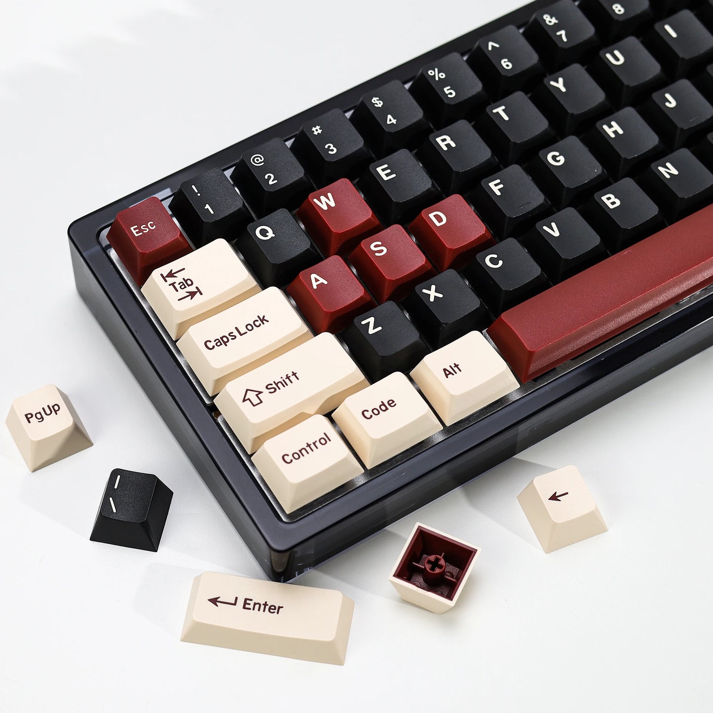 KBDiy GMK Rome Keycap Cherry Profile Double Shot PBT ISO Keycaps For Gamer Mechanical Keyboard Kit Gaming Point Retro Key Cap