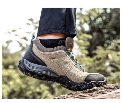 HUMTTO Wanderschuhe für Herren, luxuriöse Designer-Winter-Kletter- und Trekking-Sneaker aus Leder, Outdoor-Sport- und Arbeitsschuhe für Herren 110282A