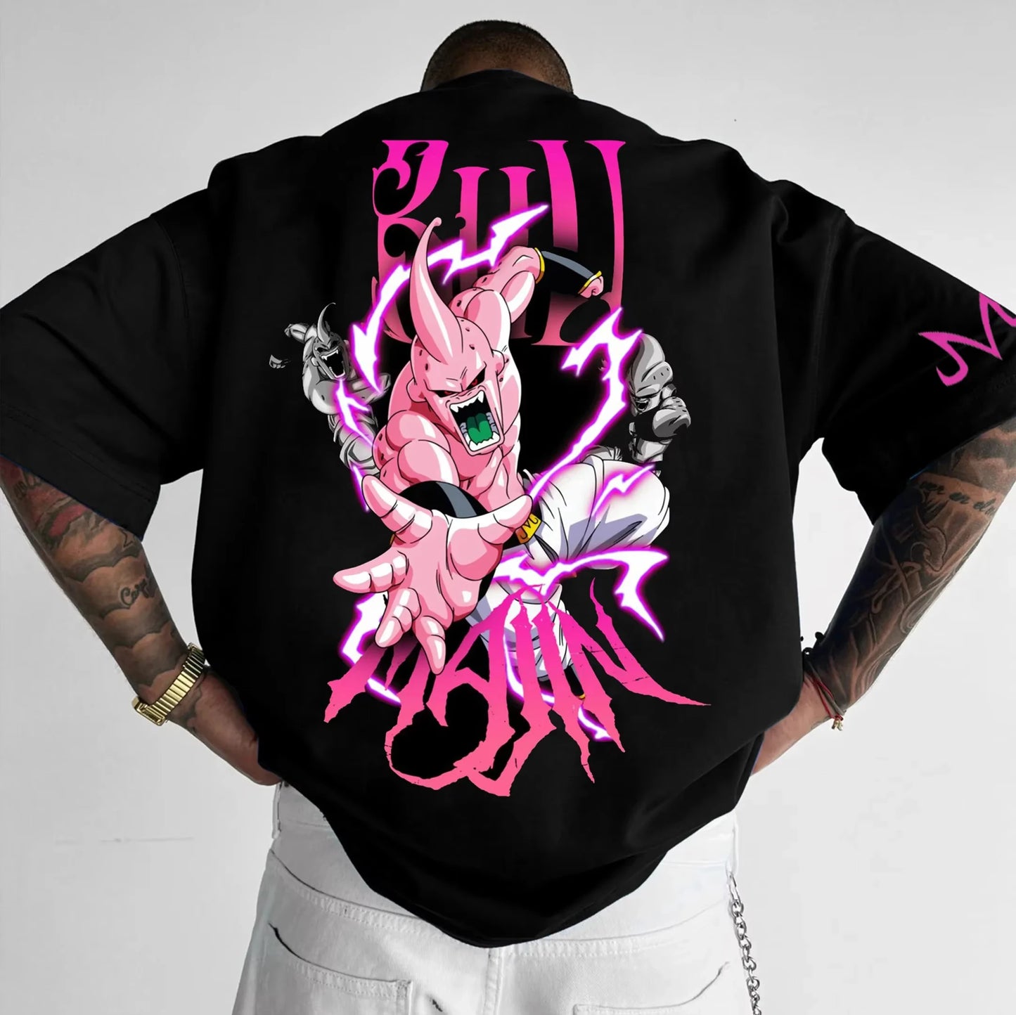 Dragon Ball GOKU Peripheral Printed T-shirt Bandai Loose Men's and Women's Summer Sweating Breathable Sports Short Sleeve