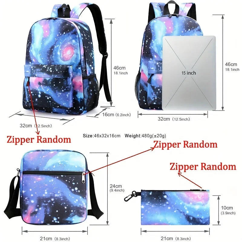 Sonic Backpacks Student School Bags for Teen Men Women Tote Bag Clutch Pocket Nylon Backpacks Travel Mochilas