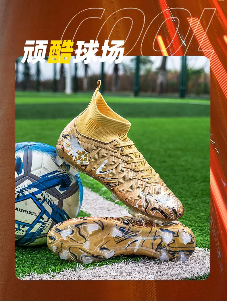 Neue professionelle Fußballschuhe für Herren, rutschfeste Fußballstiefel, Unisex, atmungsaktiv, für Futsal und Sport, neue Stollenschuhe, Dropshipping, ultraleicht