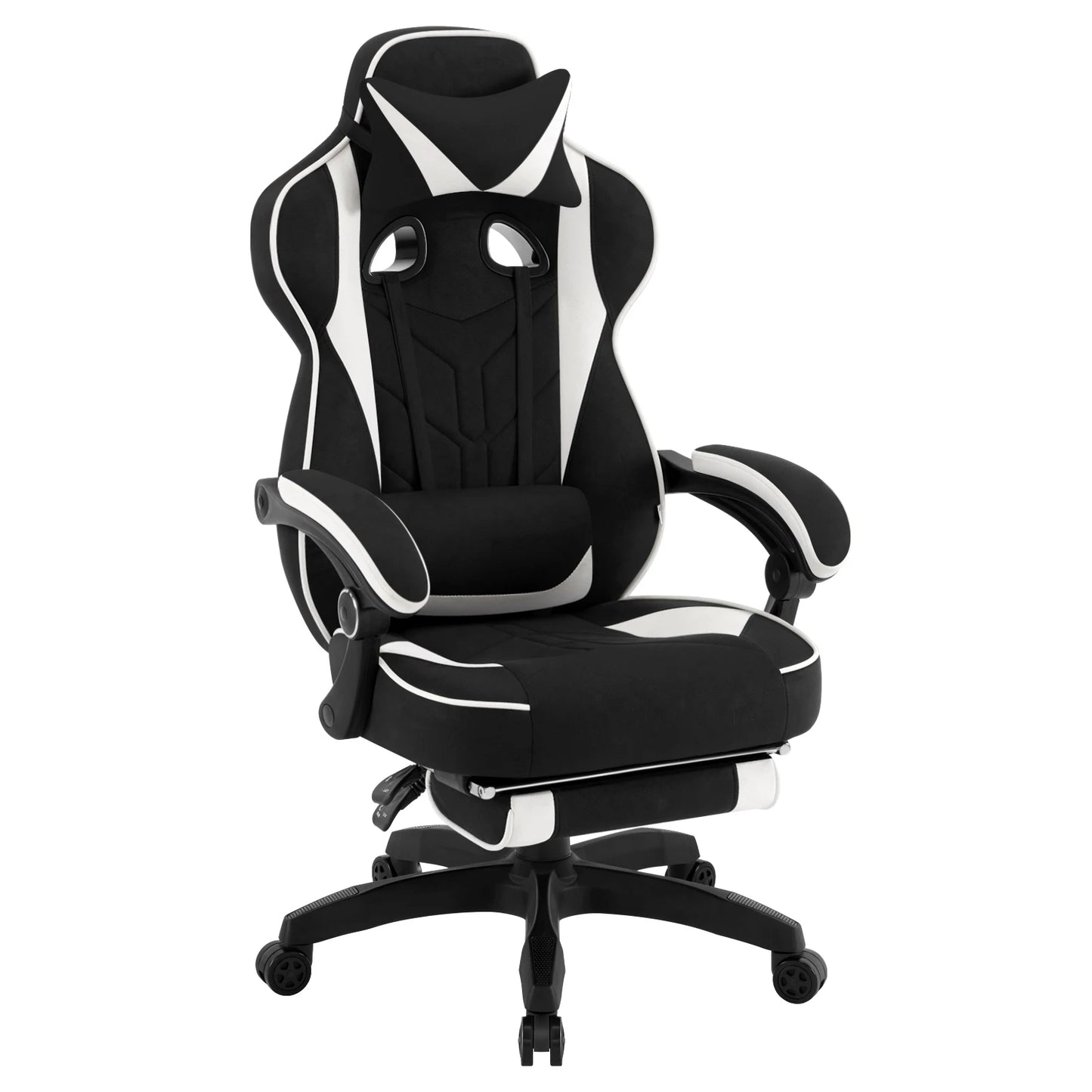 WOLTU Executive Office Chair Breathable Gaming Chair Ergonomic Gamer Computer Chair with Lumbar Cushion Headrest Footrest