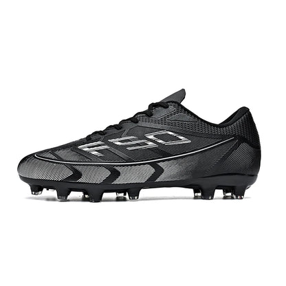 Chaussures de football populaires à tige basse FG/TF, unisexe, pour terrain, entraînement rapide, crampons antidérapants à crampons longs