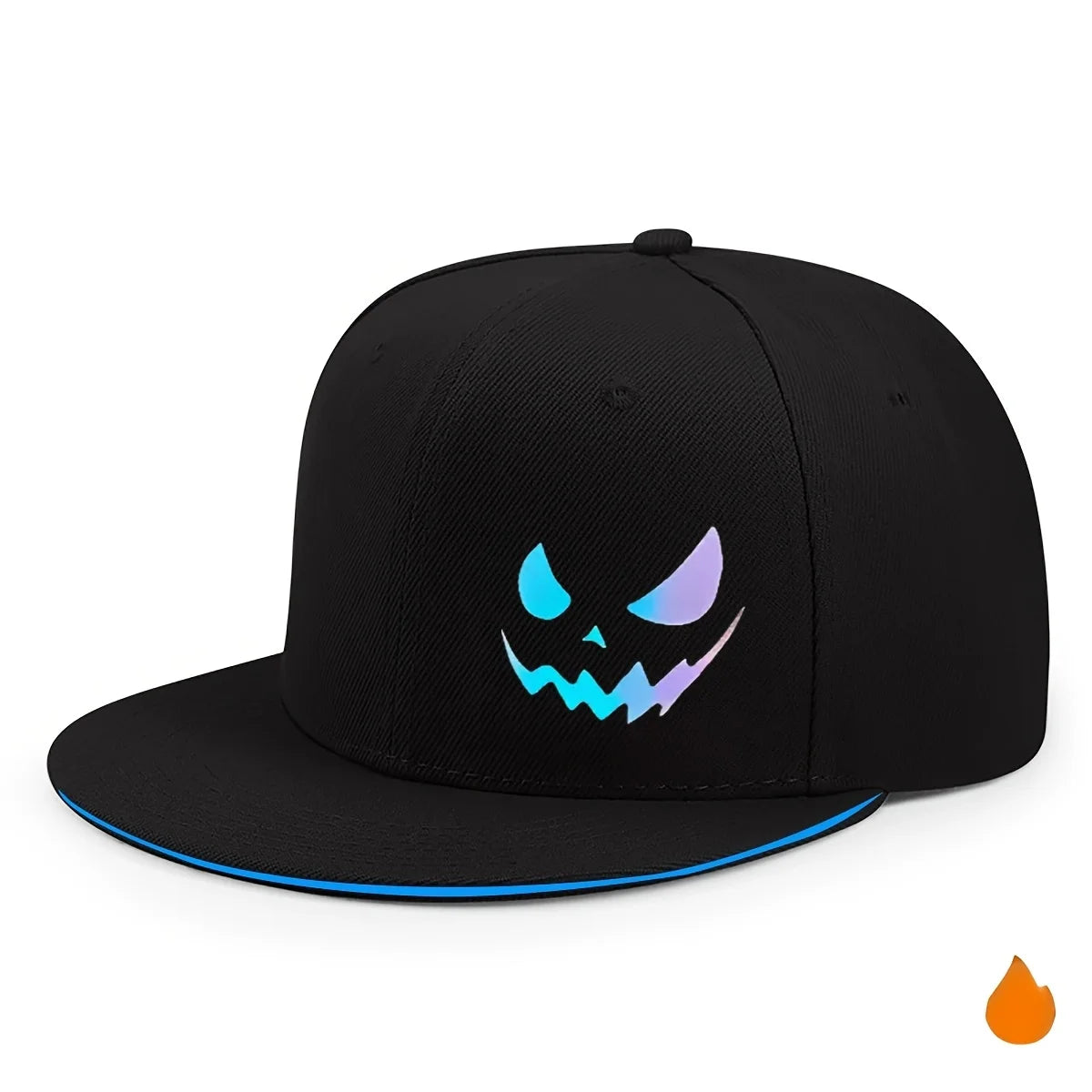 Unisex Personality Ghost Expression Hip-hop Hats Outdoor Adjustable Casual Sandwich Hardtop Baseball Caps Sunscreen Hat
