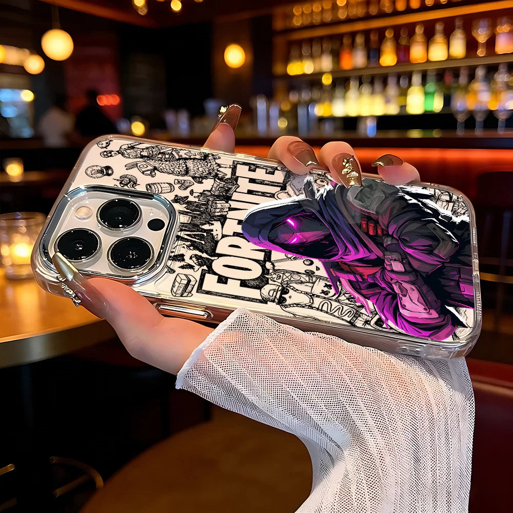 Capa de telemóvel Cartoon Battle Royales Fortnites para Xiaomi Mi 15 14T 14 12T 11T 11 Lite Poco M7 X7 X6 F5 F6 X5 X4 GT Pro 4G 5G