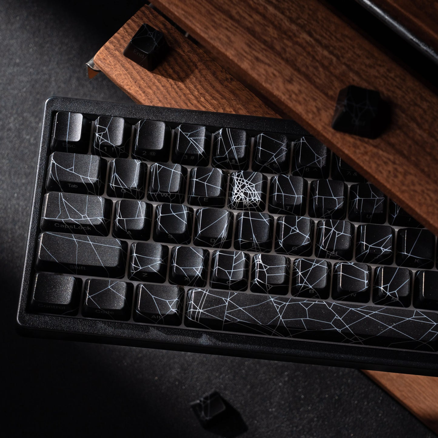 XVX M67 JadeStone mechanische Tastatur mit IMD-Tech-Tastenkappen, Hot-Swap-fähig, Gasket-Mount, Tri-Mode, individuell anpassbares RGB, kabellose Tastatur 65%