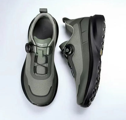 Original New Men Rotating-Button Driving Sneakers Platform Casual Walking Shoes Outdoor Wear-Resistant Running Sports Shoes Plus Size