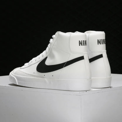 Nike Official Authentic BLAZER MID '77 Men's and Women's Casual Comfortable Sneakers BQ6806-100