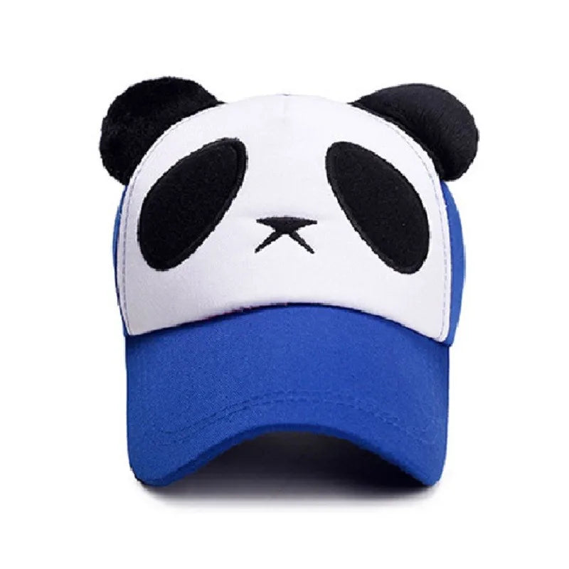 Casquettes de baseball d'été mignonnes avec panda pour hommes et femmes, casquettes hip-hop en coton à fermeture snapback, protection solaire, garçons et filles, casquettes d'extérieur, dropshipping