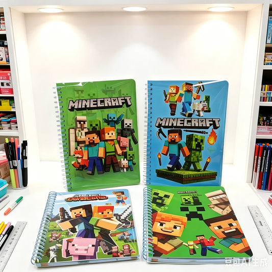 Minecrafted A5 Notebook for School Kids Stationery Supplies Back To School Gifts 20*14cm