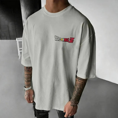 Dragon Ball Super Men's and Women's T-Shirts Bardock Anime Tee Summer Spring Boy's Retro Short Sleeves Parent-child Outfits