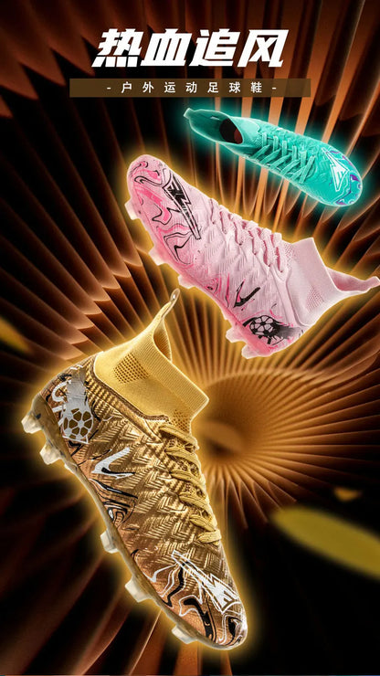Neue professionelle Fußballschuhe für Herren, rutschfeste Fußballstiefel, Unisex, atmungsaktiv, für Futsal und Sport, neue Stollenschuhe, Dropshipping, ultraleicht
