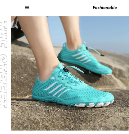 Water Shoes for Men and Women Barefoot Shoes Quick Dry Beach Aqua Shoes Lightweight Sports Sneakers for Hiking, Surfing, Boating, Fishing