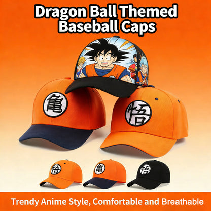 Casquette de baseball ajustable Dragon Ball Z Anime Goku Casquette d'été parent-enfant Casquette hip-hop pour papa Casquettes de sport d'extérieur pour hommes et garçons Cadeau