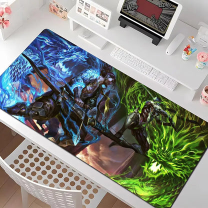 Overwatch-Mauspad in mehreren Größen, große quadratische Computer-, Büro- und Gaming-Tischmatte aus rutschfestem Gummi