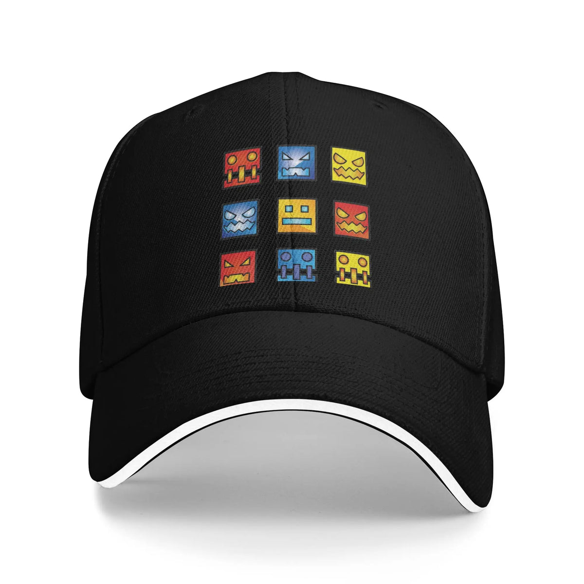 Casquette de baseball « Geometry Game Dash » décontractée, sans blocage, style « sandwich », pour hommes et femmes, respirante, adaptée aux activités sportives