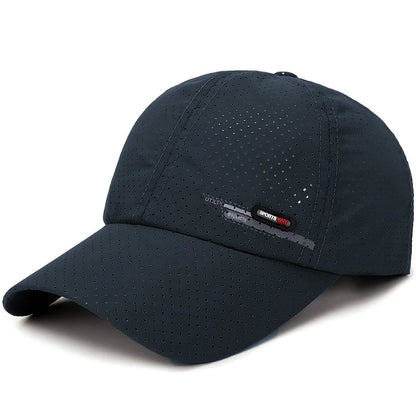 Summer UV Protection Caps Men Quick Drying UPF 50+ Baseball Travel Sun Cap Fashion Breathable Sunshade Outdoor Fishing Hat