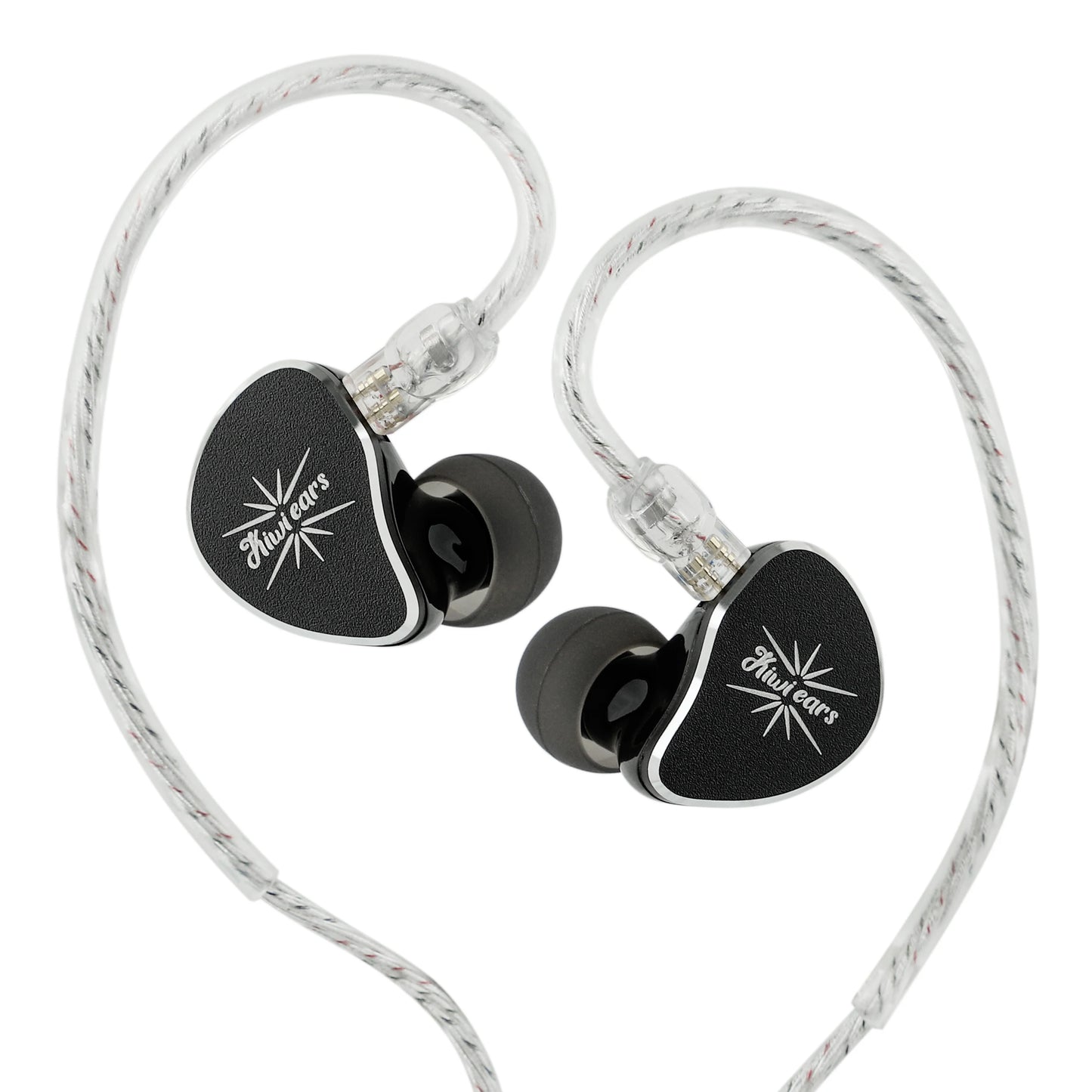 Kiwi Ears Belle 10mm DLC Dynamic Driver in-Ear Monitor, HiFi Wired Earbuds with Dual Silver-Plated Cables, Professional  linsoul