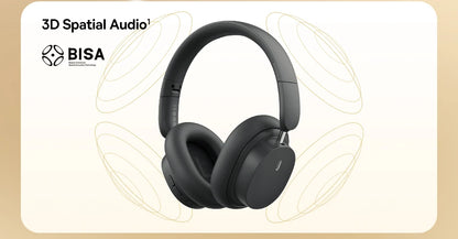 Cuffie over-ear wireless Bluetooth 5.3 Baseus – Driver HiFi da 40mm, autonomia di 70H, headset pieghevole con audio spaziale