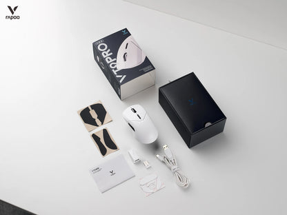 Rapoo VT9PRO PAW3398 безжична геймърска мишка 68g, кабелна, програмируема, ергономична, 26000DPI, презареждаема чрез Type C, аксесоар за PC геймъри