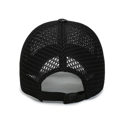 Summer Mesh Cap Baseball Breathable Outdoor Adjustable Snapback Hiking Fishing Cap Women Men Cool Casual Sport Cycling Cap