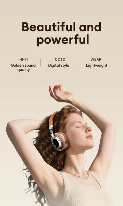 Lenovo LE602 Bluetooth 6.0 Over-Ear-Kopfhörer – HiFi-Stereo-ANC-Gaming-Headset kabellos & kabelgebunden mit ENC-HD-Mikrofon