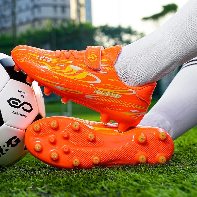 Chaussures de football pour enfants, garçons et filles, crampons d'entraînement, chaussures de football pour jeunes, chaussures de football pour petits/grands, chaussures de football professionnelles pour l'extérieur