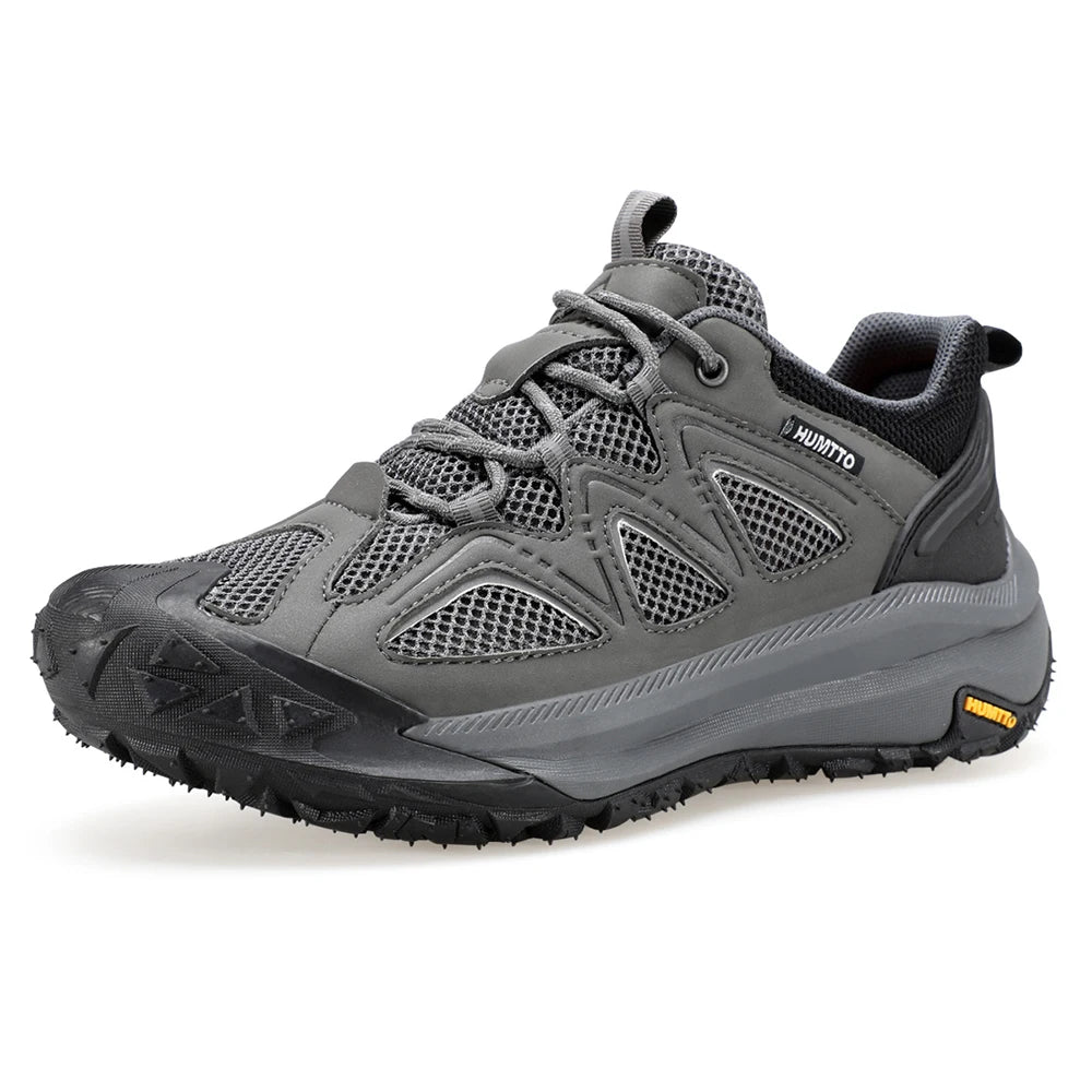 HUMTTO Trekking Shoes for Men Mountain Climbing Sneakers Outdoor Sports Shoes Breathable Walking Casual Sneakers Men’s Hiking Boots