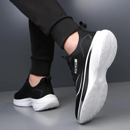 Carbon Plate Marathon Shoes Men Casual Sneakers Air Cushion Luxury Comfortable Lightweight Sports Running Shoes Male Footwear