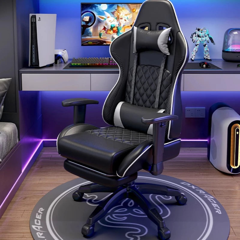 Ergonomic Swivel Gaming Chair Comfy Computer Modern Home Elastic Office Chair Executive Durable Breathability Furniture