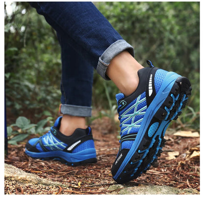 Marken-Wanderschuhe für Herren, atmungsaktive Mesh-Reiseschuhe, wasserdichte Outdoor-Schuhe für Jagd und Angeln, Berg-, Offroad-, Reit- und Sportschuhe