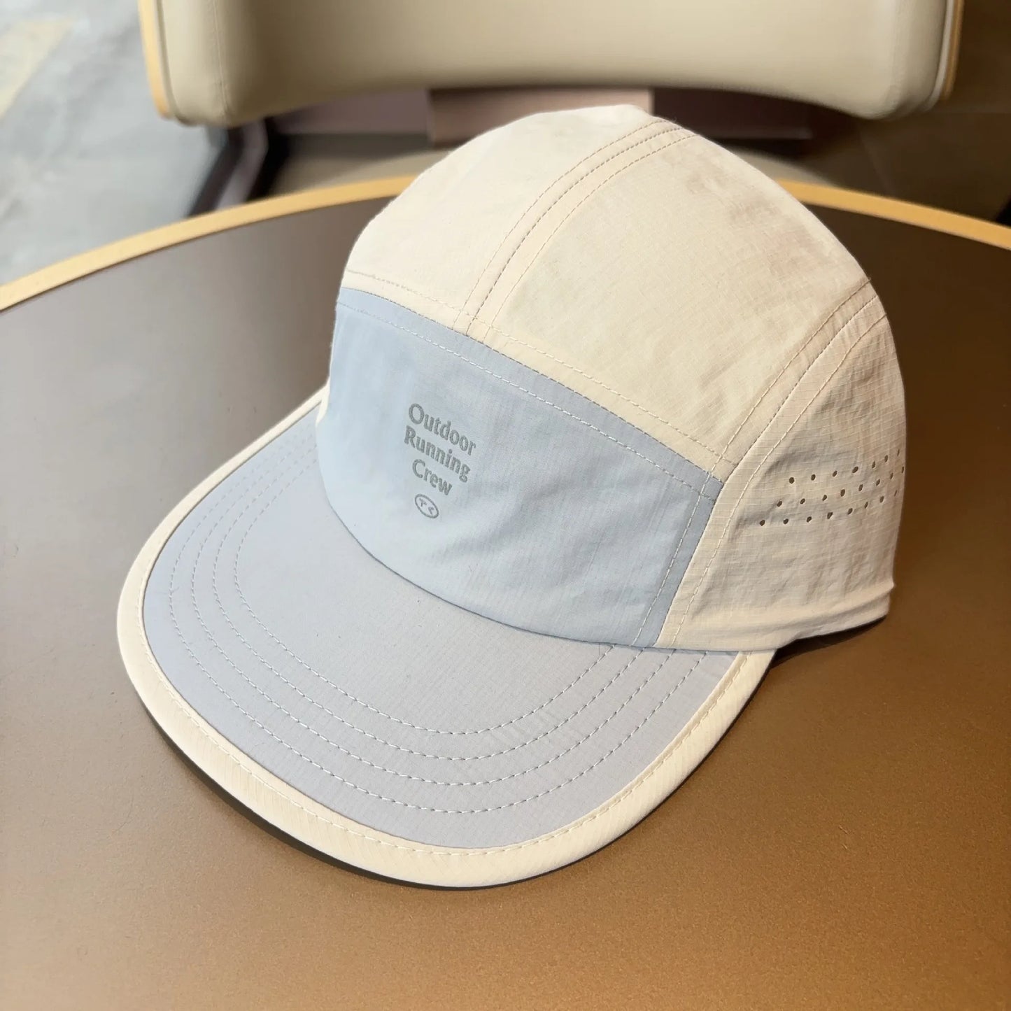 2026 New 5 Panel Running Cap Men Women Lightweight Quick Dry Nylon Hat Outdoor Sports Breathable Flat Brim Baseball Cap