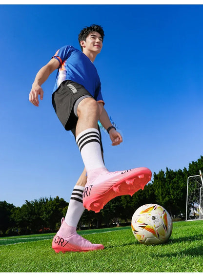 Nouvelles chaussures de football pour hommes, chaussures de soccer de haute qualité, crampons, chaussures de futsal professionnelles pour femmes, vente chaude, baskets unisexes ultra-légères TF/FG