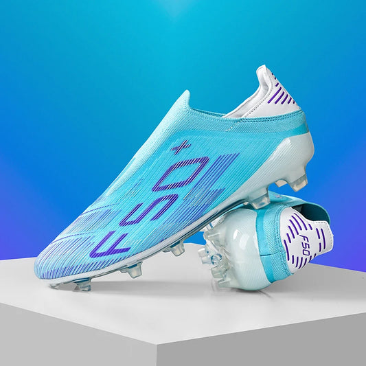 Nouvelles chaussures de football pour hommes, baskets antidérapantes, chaussures d'entraînement, bottes de football très vendues, crampons légers de haute qualité pour matchs sur gazon, mi-hautes pour l'extérieur