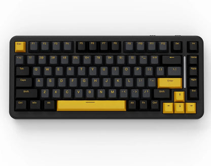 ATTACK SHARK M86 Wireless Mechanical Gaming Keyboard, 75% Gasket Hot Swappable RGB Custom Keyboard, Side Printed PBT Keycaps
