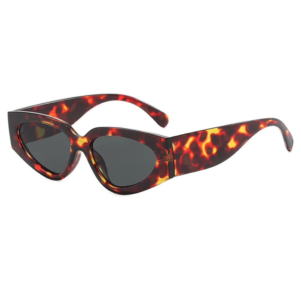 Sluneční brýle ve stylu steampunk Cat Eye pro ženy a muže, černobílé obroučky, módní sluneční brýle, módní retro vintage doplňky, sluneční brýle, brýle