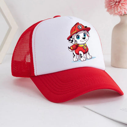 Czapka z daszkiem dla chłopców i dziewczynek, letnia, regulowana czapka przeciwsłoneczna z motywem anime „Paw Patrol” – Chase i Skye, urocza czapka w stylu retro, nakrycie głowy dla dorosłych, prezent