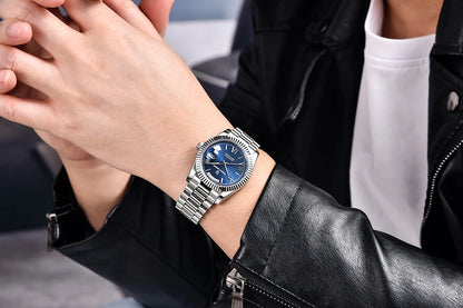 PAGANI DESIGN New DD36 Rose Gold Luxury Automatic Mechanical Watch For Men ST16 100M Waterproof AR Sapphire Glass Wristwatch Men