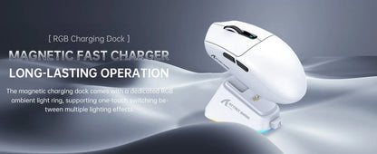 ATTACK SHARK G3PRO Tri-mode Wireless Gaming Mouse with Charge Dock 25000 DPI Ultra Lightweight, PAW3311 Sensor
